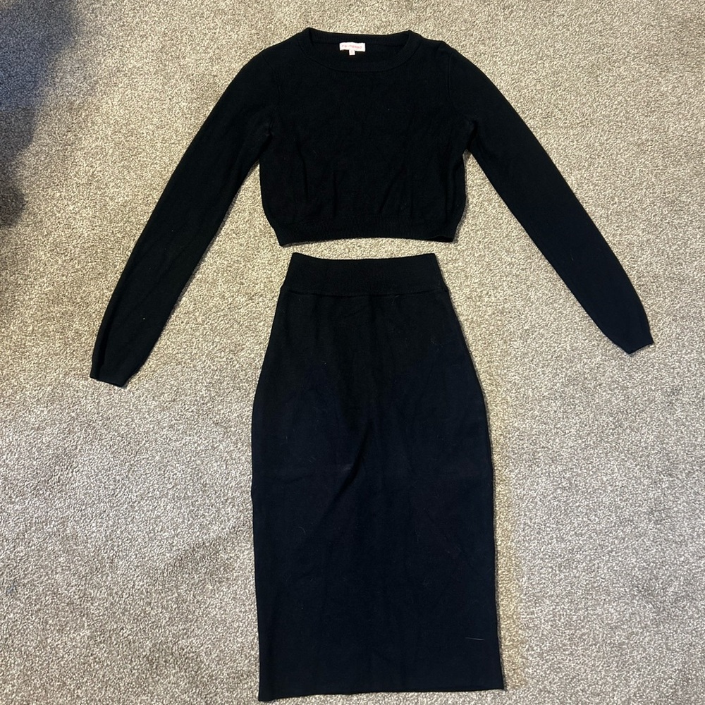 re:named Sweater and Skirt Matching Set